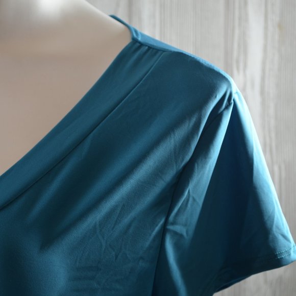 Ella Samani TEAL GREEN  Maxi Dress PLUS SIZE - Picture 8 of 13